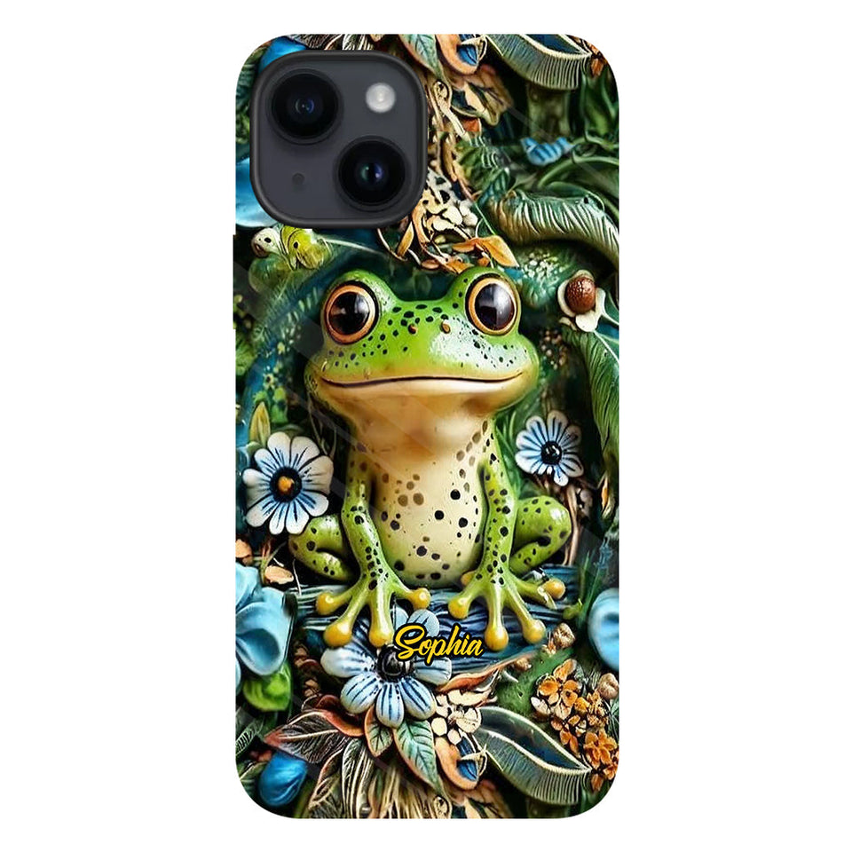 Love Frogs - Personalized Frog Full Print Phone Case