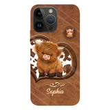 Cute Highland Cow - Personalized Highland Cow Full Print Phone Case