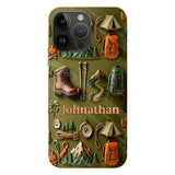 Hiking Makes Me Happy - Personalized Hiking Full Print Phone Case