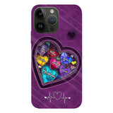 Grandma's Mom's Sweethearts - Personalized Grandma Full Print Phone Case