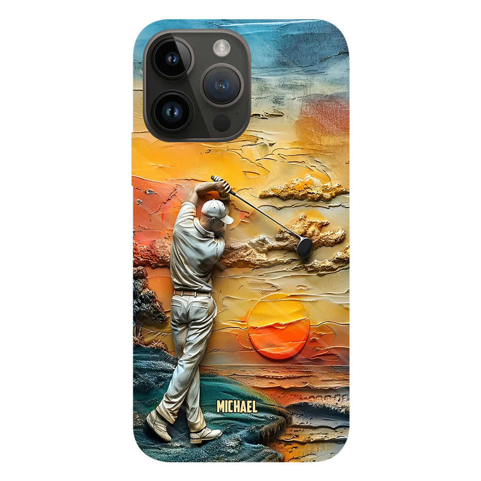 Golf Is My Life - Personalized Golf Full Print Phone Case