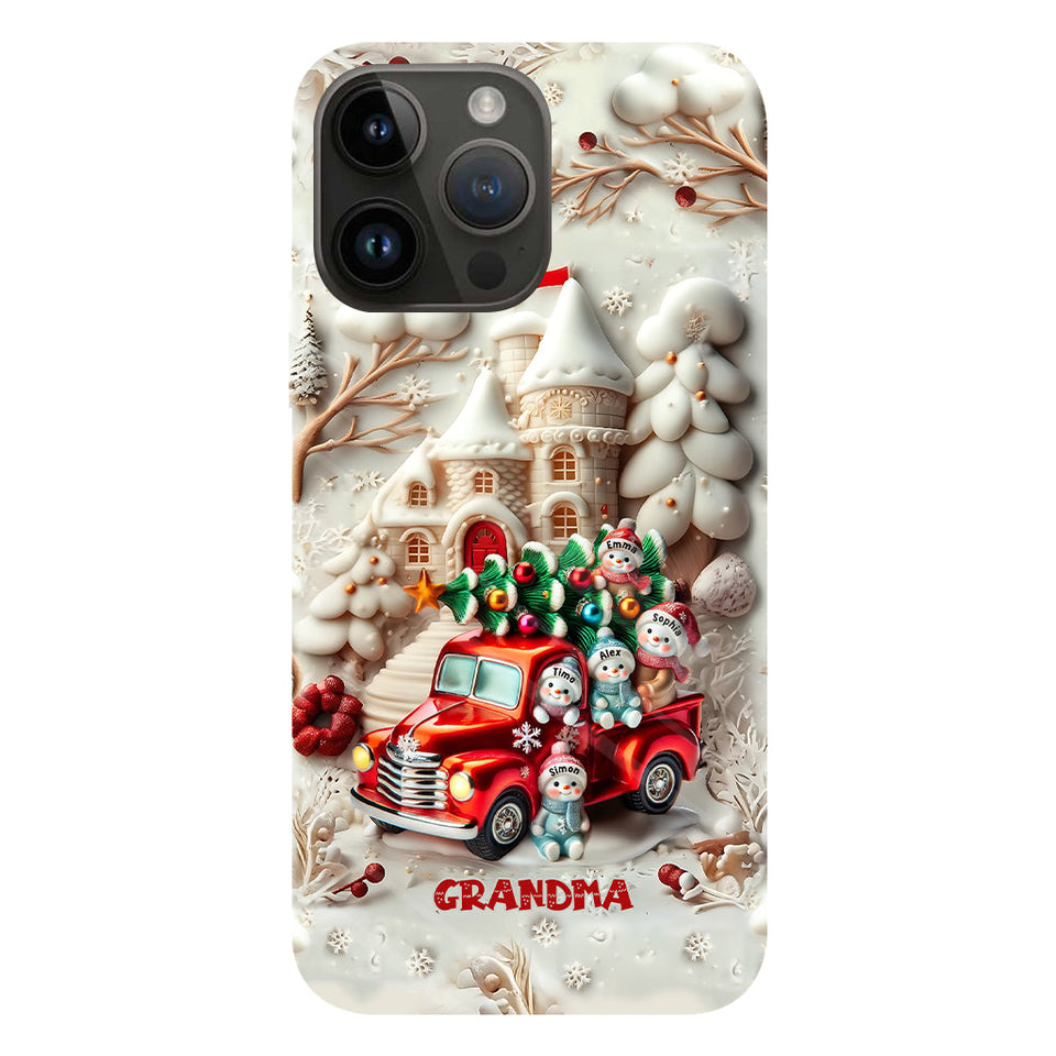 Nana's Little Cuties - Personalized Grandma Full Print Phone Case
