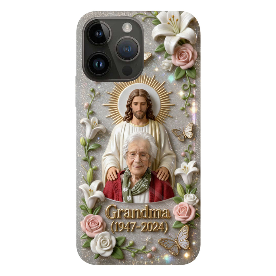 Memorial Gift for Lost of Loved One, Faith in God - Personalized Memorial Full Print Phone Case