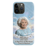 Coque de téléphone personnalisée avec photo - Un morceau de mon cœur - Souvenir personnalisé - Impression intégrale
