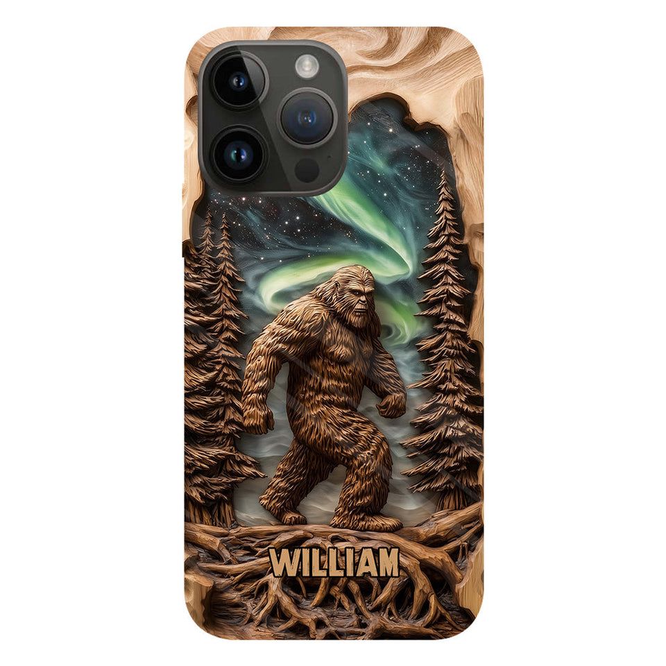 Into The Forest I Go - Personalized Hiking Full Print Phone Case