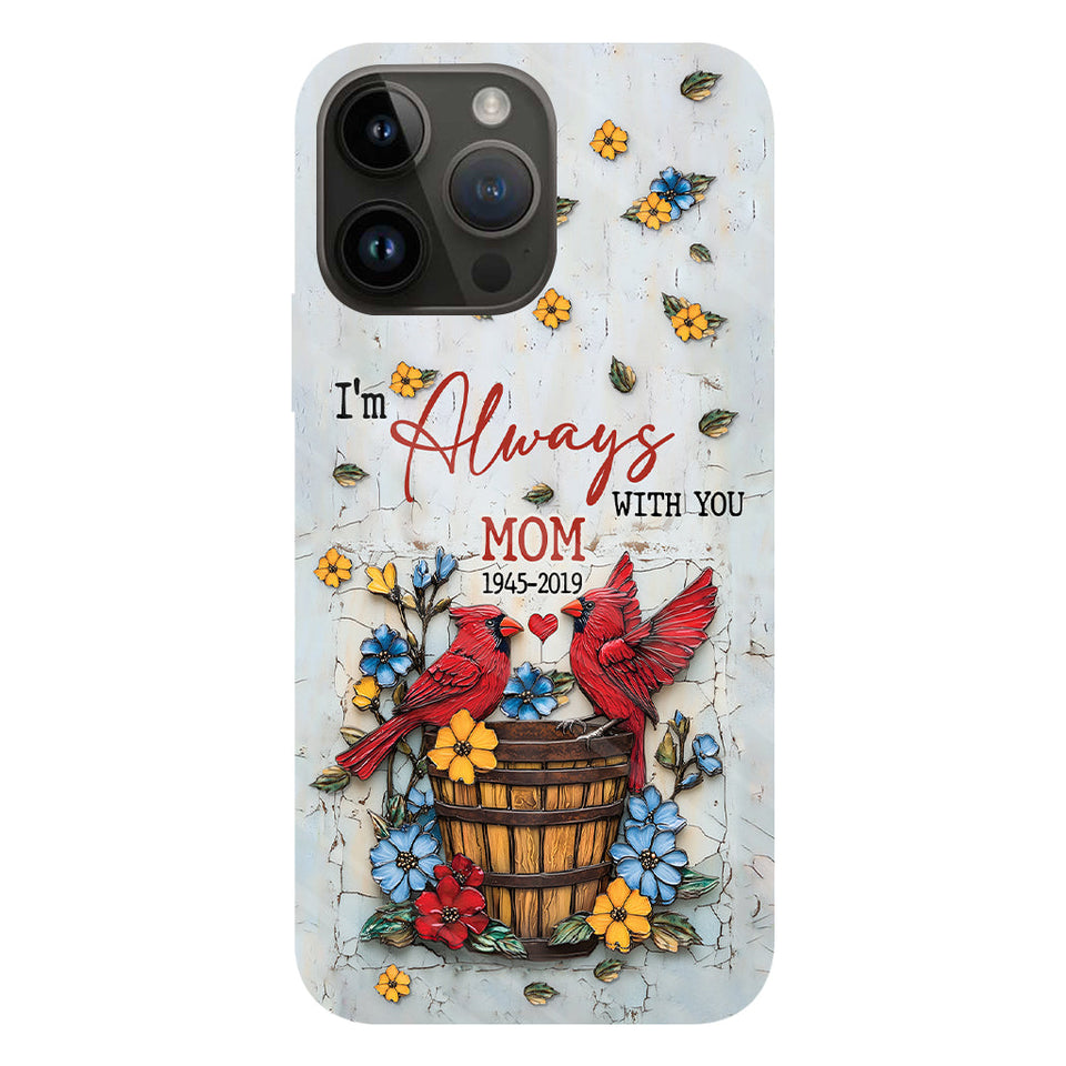 Ceux qu'on aime ne nous quittent jamais - Coque de téléphone personnalisée avec impression intégrale