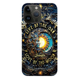 Live By The Sun Love By The Moon - Personalized Hippie Full Print Phone Case
