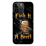 Let's Have A Beer - Personalized Beer Full Print Phone Case