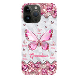 Grandma's Butterflies - Personalized Grandma Full Print Phone Case