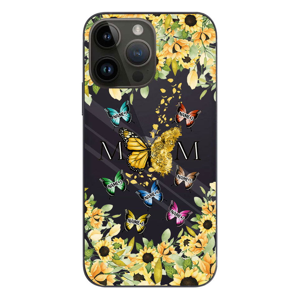 We Love You - Personalized Mother Clear Phone Case