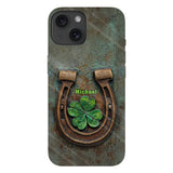 Vintage Irish Harp - Personalized Horse Full Print Phone Case