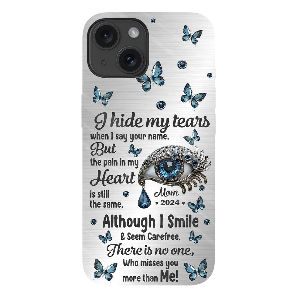 Mes larmes - Coque de téléphone personnalisée en hommage à mes larmes