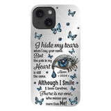 Mes larmes - Coque de téléphone personnalisée en hommage à mes larmes