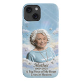 Coque de téléphone personnalisée avec photo - Un morceau de mon cœur - Souvenir personnalisé - Impression intégrale
