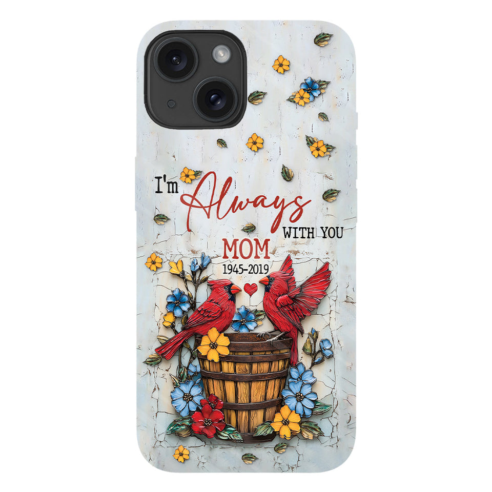 Ceux qu'on aime ne nous quittent jamais - Coque de téléphone personnalisée avec impression intégrale