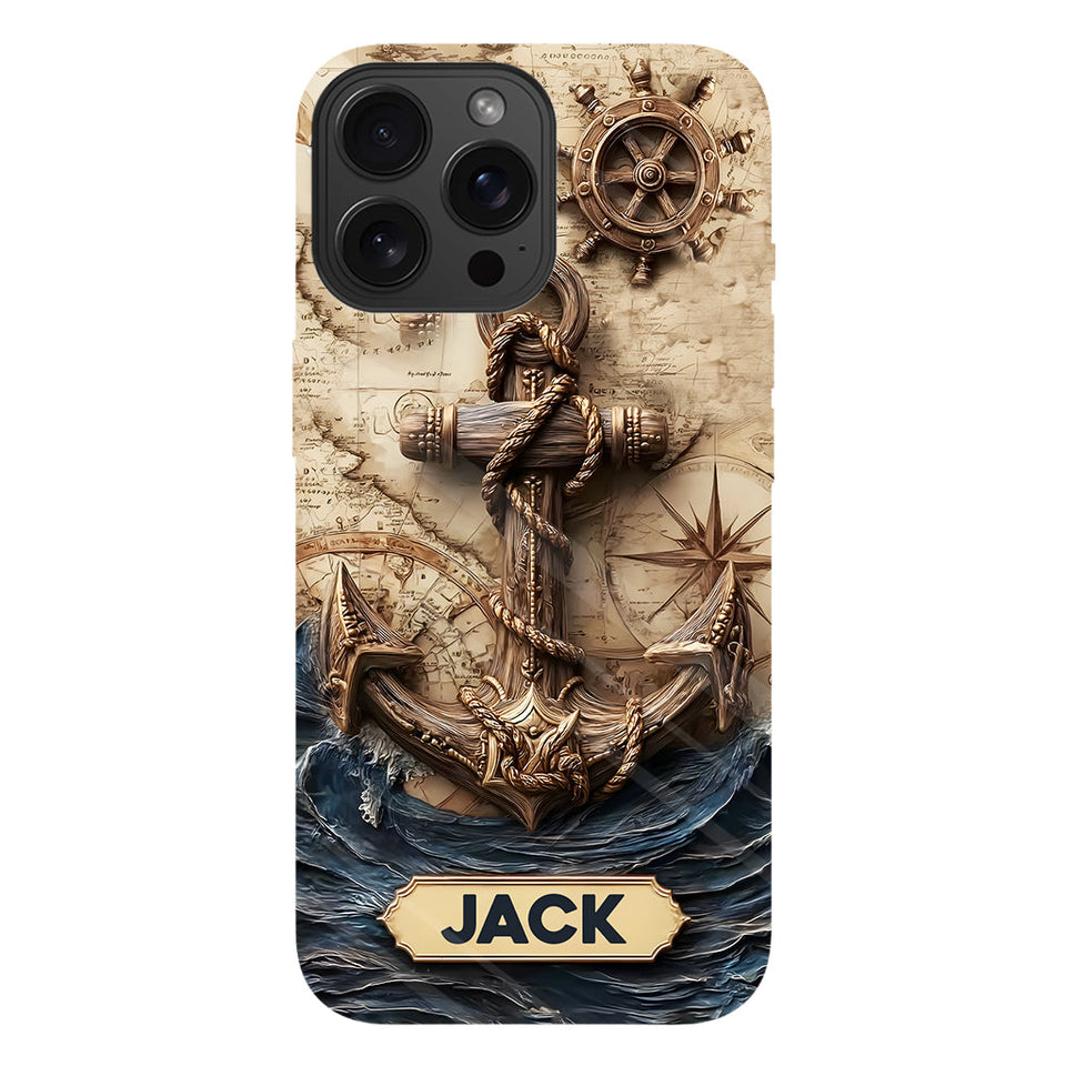 Proud Sailor - Personalized Boating Full Print Phone Case