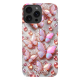 Stunning Butterflies - Personalized Butterfly Full Print Phone Case