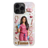 Medical Nurse - Personalized Nurse Full Print Phone Case