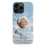 Coque de téléphone personnalisée avec photo - Un morceau de mon cœur - Souvenir personnalisé - Impression intégrale