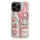 Celebrate Everyday Heroes With Medical Professional Gifts - Personalized Nurse Full Print Phone Case