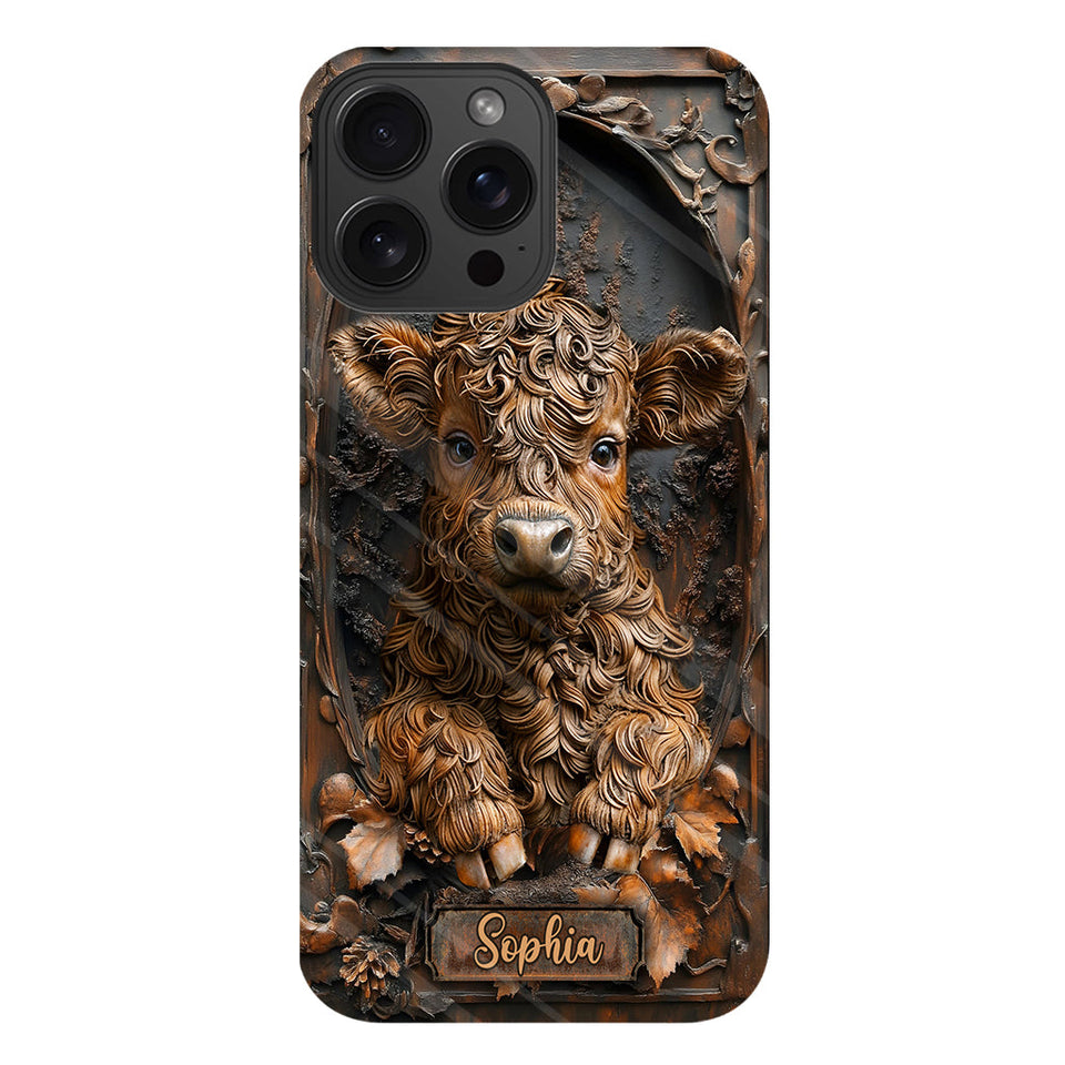 Baby Cow - Personalized Full Print Phone Case