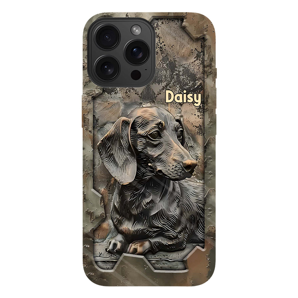 Life Is Better With My Dachshund - Personalized Dog Full Print Phone Case