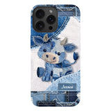 Cute Highland Cow - Personalized Highland Cow Full Print Phone Case