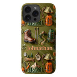 Hiking Makes Me Happy - Personalized Hiking Full Print Phone Case