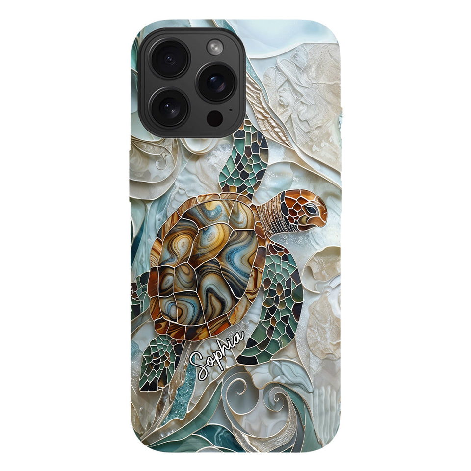 Love Turtles - Personalized Turtle Full Print Phone Case