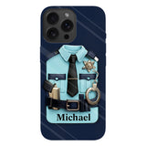 Officer, Police Uniform, Badge and Handcuffs - Personalized Police Officer Full Print Phone Case