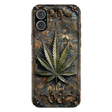 High Life - Personalized Weed Full Print Phone Case