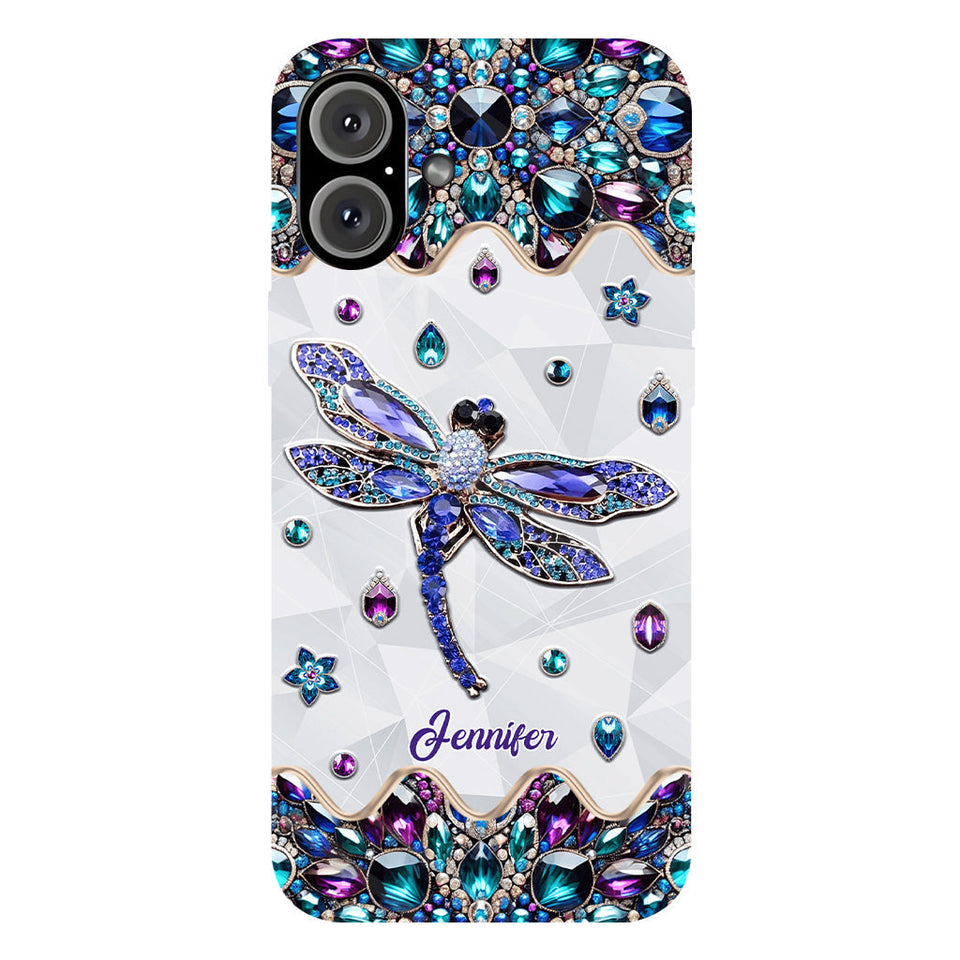 Love Dragonfly - Personalized Dragonfly Full Print Phone Case