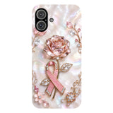 Faith Hope Love - Personalized Breast Cancer Awareness Full Print Phone Case & Phone Grip