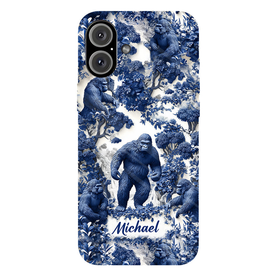 Bigfoot Summer Vibes - Personalized Hiking Full Print Phone Case