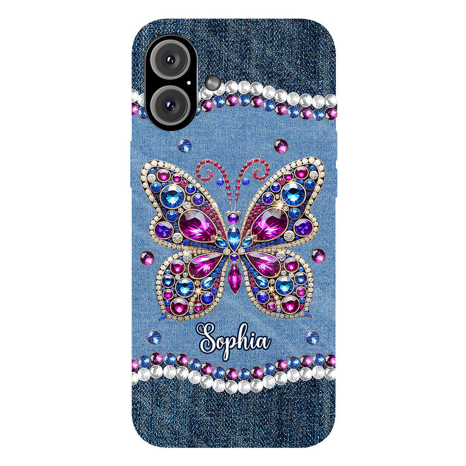 Beautiful Butterly - Personalized Butterfly Full Print Phone Case