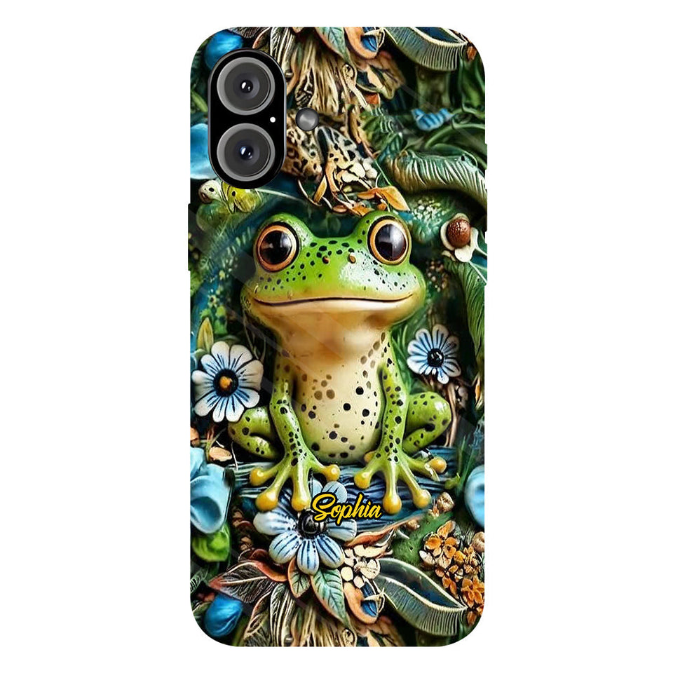 Love Frogs - Personalized Frog Full Print Phone Case