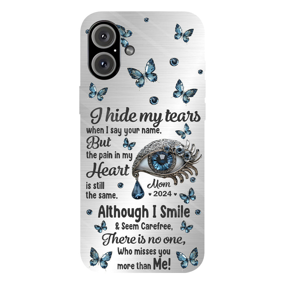Mes larmes - Coque de téléphone personnalisée en hommage à mes larmes