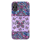 Mom And Children Butterflies - Personalized Mother Full Print Phone Case