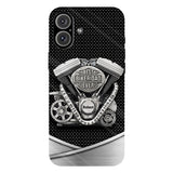 Best Dad Ever - Personalized Biker Full Print Phone Case