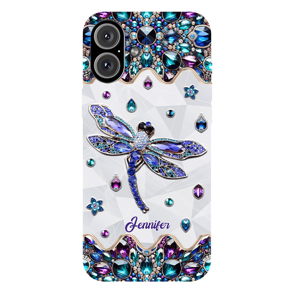 Love Dragonfly - Personalized Dragonfly Full Print Phone Case