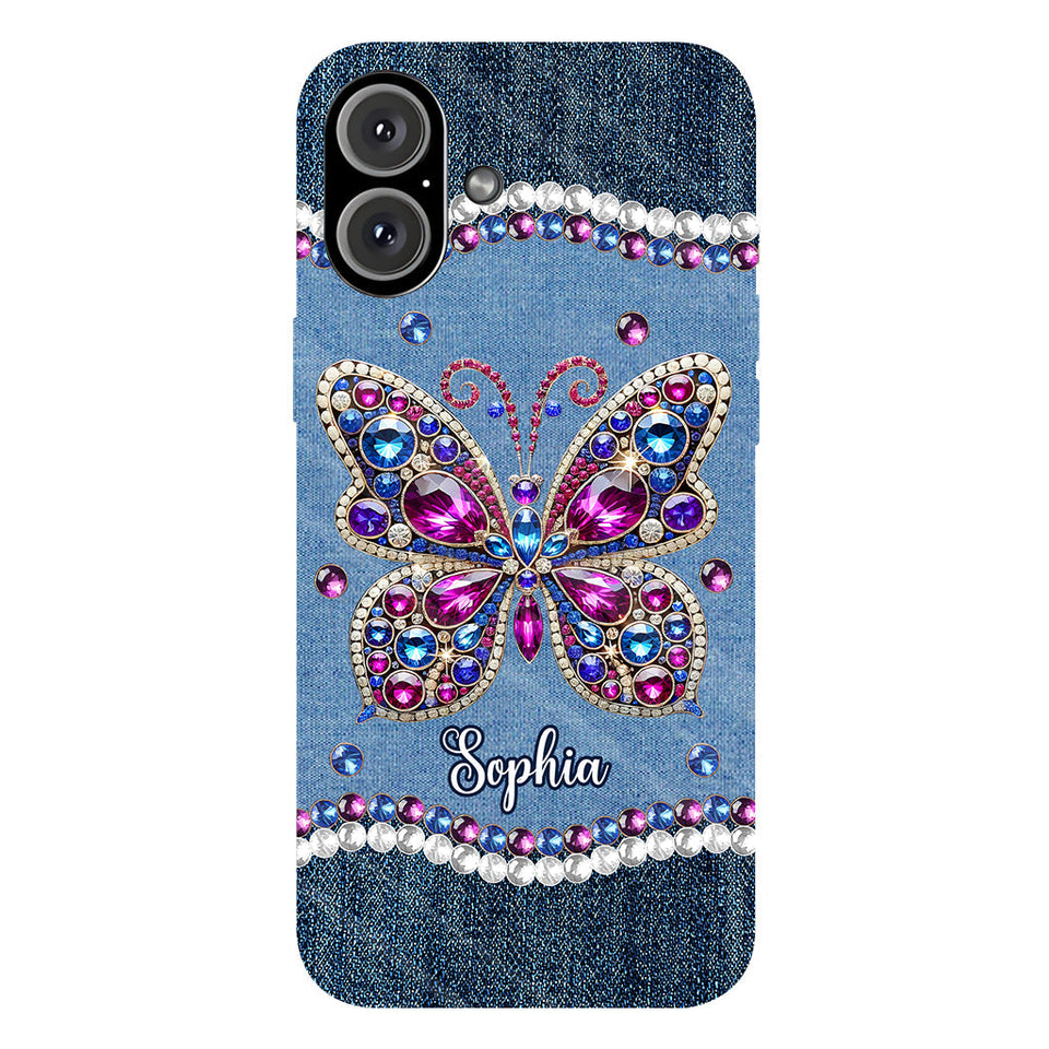 Beautiful Butterly - Personalized Butterfly Full Print Phone Case