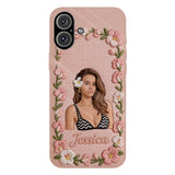 Birth Month Flower (Jan to Dec), Best Gift Idea - Personalized Birth Month Flower Full Print Phone Case