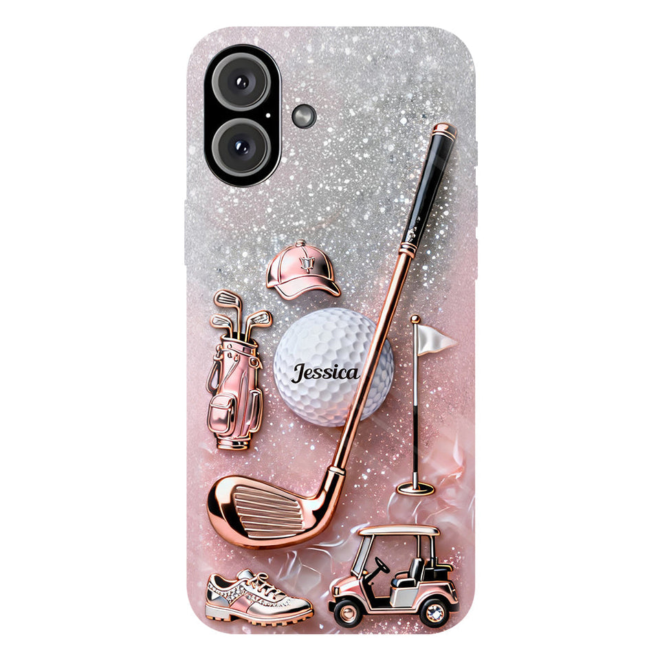 Love Golf - Personalized Golf Full Print Phone Case