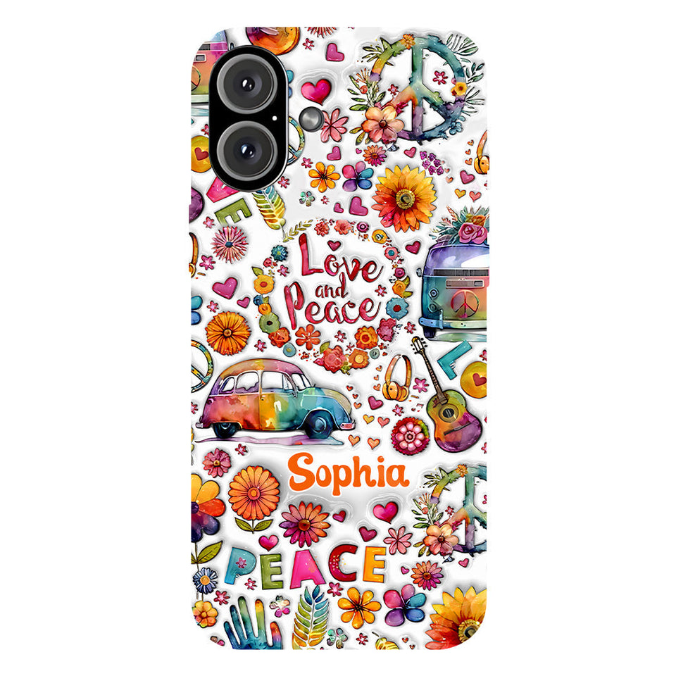 Hippie Soul - Personalized Hippie Full Print Phone Case