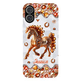 Just A Girl Who Loves Horses - Personalized Horse Full Print Phone Case