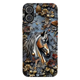 Stunning Horse - Personalized Horse Full Print Phone Case