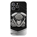 Best Dad Ever - Personalized Biker Full Print Phone Case