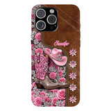 Beautiful Cowgirl Boots - Personalized Cowgirl Full Print Phone Case