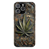 High Life - Personalized Weed Full Print Phone Case