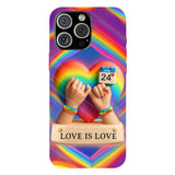 Love Is Love - Personalized LGBT Support Full Print Phone Case
